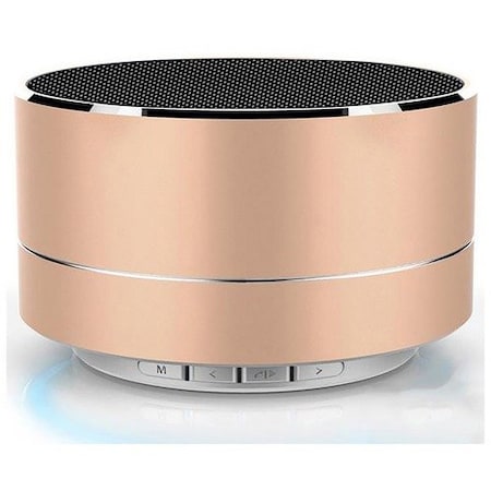 Compucessory Speaker, Wireless, 120 Grams, 2-3/4inx1-7/10in, Gold CCS15164